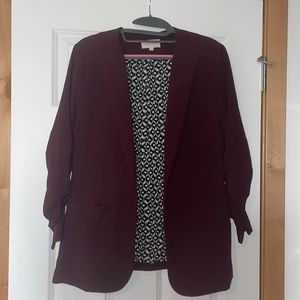 Maroon blazer